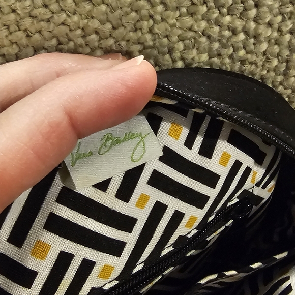 Vera Bradley Black Quilted Clutch - Picture 4 of 5